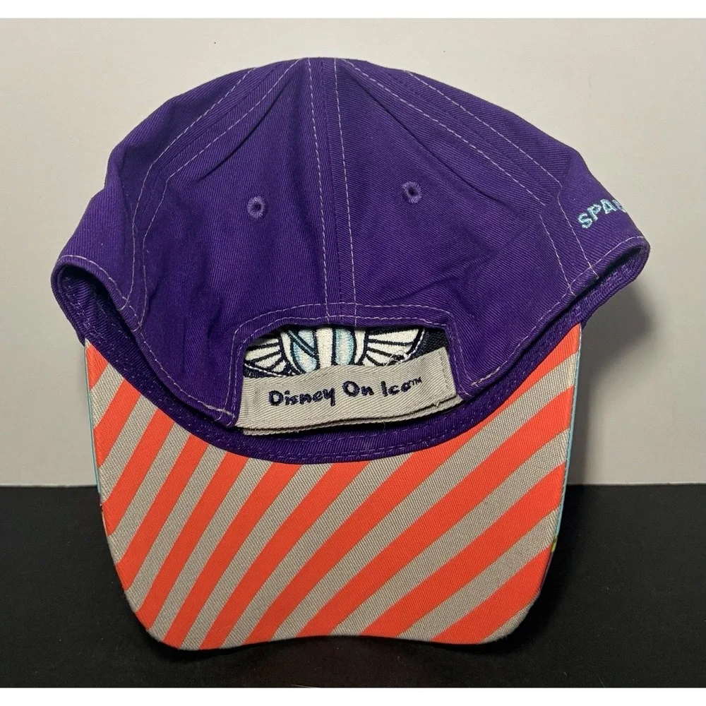 Disney On Ice Hat Cap Strap Back Youth Purple Blue Buzz Lightyear Space Ranger